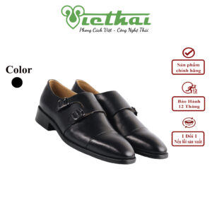 [icon name="star" prefix="fas"] Mô tả sản phẩm Giày Double Monk Strap khoá kim loại da bò cao cấp mã G422 Chất liệu da được tuyển chọn kỹ lưỡng: siêu bền, siêu mềm Giày Double Monk Strap khoá kim loại da bò cao cấp mã G422 sở hữu đường chỉ may tinh tế, hiện đại Đế giày được thiết kế chắc chắn với lớp cao su hiện đại mang lại cảm giác thoải mái khi sử dụng.