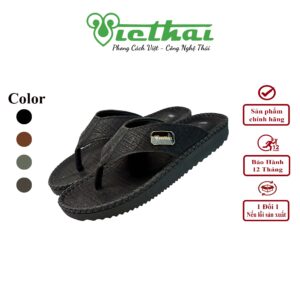 [icon name="star" prefix="fas"] Dép da nam sỏ ngón - VT336 Chất liệu da bò cao cấp, da thật 100% Form giày ôm chân,thiết kế hiện đại, thoáng mát, thoải mái Đường chỉ may tỉ mỉ, tinh tế Đế chống trơn trượt, thời trang Màu: Nâu, nâu đậm, xám, đen