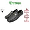 [icon name="star" prefix="fas"] Giày lười nam Horse Bit Loafer công sở VT104 Chất liệu da bò cao cấp, da thật 100% Form giày ôm chân, thiết kế hiện đại, sang trọng Đường chỉ may tỉ mỉ, tinh tế Đế chống trơn trượt, thời trang Màu: Đen