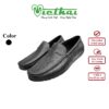 [icon name="star" prefix="fas"] Giày Loafer trơn thanh lịch mã VT114 Chất liệu da bò cao cấp, da thật 100% Form giày ôm chân, thiết kế hiện đại, sang trọng Đường chỉ may tỉ mỉ, tinh tế Đế chống trơn trượt, thời trang Màu: Đen