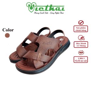 [icon name="star" prefix="fas"] Dép da trung niên giá tốt mã VT320 Chất liệu da bò cao cấp, da thật 100% Form giày ôm chân,thiết kế hiện đại, thoáng mát, thoải mái Đường chỉ may tỉ mỉ, tinh tế Đế chống trơn trượt, thời trang Màu: Nâu