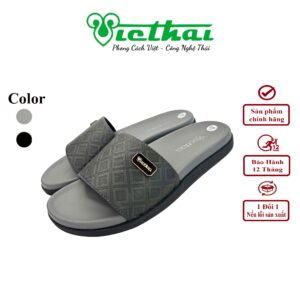 [icon name="star" prefix="fas"] Dép bản thiết kế hiện đại mã VT311 Chất liệu da bò cao cấp, da thật 100% Form giày ôm chân,thiết kế hiện đại, thoáng mát, thoải mái Đường chỉ may tỉ mỉ, tinh tế Đế chống trơn trượt, thời trang Màu: Xám, Đen