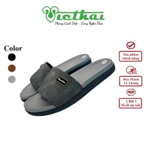 [icon name="star" prefix="fas"] Dép bản thoải mái dễ phối mã VT312 Chất liệu da bò cao cấp, da thật 100% Form giày ôm chân,thiết kế hiện đại, thoáng mát, thoải mái Đường chỉ may tỉ mỉ, tinh tế Đế chống trơn trượt, thời trang Màu: Xám, Đen, Nâu