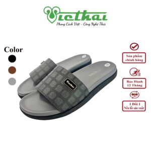 <i class=""fas" fa-"star""></i> Dép bản thời trang tiện dụng mã VT313 Chất liệu da bò cao cấp, da thật 100% Form giày ôm chân,thiết kế hiện đại, thoáng mát, thoải mái Đường chỉ may tỉ mỉ, tinh tế Đế chống trơn trượt, thời trang Màu: Xám, Đen, Nâu