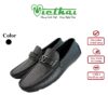 [icon name="star" prefix="fas"] Giày mọi nam phong cách mã VT113 Chất liệu da bò cao cấp, da thật 100% Form giày ôm chân, thiết kế hiện đại, sang trọng Đường chỉ may tỉ mỉ, tinh tế Đế chống trơn trượt, thời trang Màu: Đen