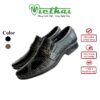 [icon name="star" prefix="fas"] Giày nam công sở thời trang mã VT150 Chất liệu da bò cao cấp, da thật 100% Form giày ôm chân,thiết kế hiện đại, thoáng mát, thoải mái Đường chỉ may tỉ mỉ, tinh tế Đế chống trơn trượt, thời trang Màu: Đen