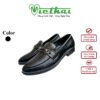 [icon name="star" prefix="fas"] Giày lười nam horsebit loafer cao cấp mã VT146 Chất liệu da bò cao cấp, da thật 100% Form giày ôm chân,thiết kế hiện đại, thoáng mát, thoải mái Đường chỉ may tỉ mỉ, tinh tế Đế chống trơn trượt, thời trang Màu: Đen
