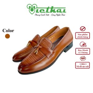 <i class=""fas" fa-"star""></i> Giày công sở nam lịch lãm mã VT139 Chất liệu da bò cao cấp, da thật 100% Form giày ôm chân,thiết kế hiện đại, thoáng mát, thoải mái Đường chỉ may tỉ mỉ, tinh tế Đế chống trơn trượt, thời trang Màu: Đen