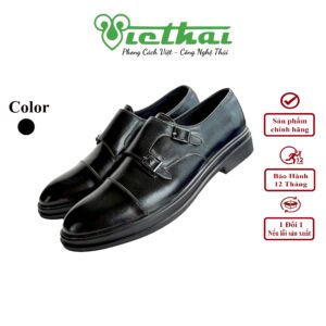 <i class=""fas" fa-"star""></i> Phong cách giày công sở mã VT153 Chất liệu da bò cao cấp, da thật 100% Form giày ôm chân,thiết kế hiện đại, thoáng mát, thoải mái Đường chỉ may tỉ mỉ, tinh tế Đế chống trơn trượt, thời trang Màu: Đen