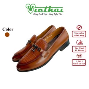 <i class=""fas" fa-"star""></i> Giày công sở nam tiện lợi mã VT143 Chất liệu da bò cao cấp, da thật 100% Form giày ôm chân,thiết kế hiện đại, thoáng mát, thoải mái Đường chỉ may tỉ mỉ, tinh tế Đế chống trơn trượt, thời trang Màu: Đen