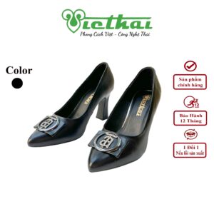 <i class=""fas" fa-"star""></i> giày cao gót pump nữ VT201 - Chất liệu: Da bò thật, độ bền vượt trội, bền đẹp theo thời gian - Chất liệu da bò giúp thoáng khí, thấm hút mồ hôi tốt, mang lại cảm giác dễ chịu cả ngày dài. - Đế: chống trơn trượt - chống mòn, hỗ trợ massage chân nhẹ nhàng. - Phù hợp mang đi làm, đi chơi, du lịch hoặc dạo phố.