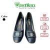 [icon name="star" prefix="fas"] Giày cao gót nữ dáng pump mũi vuông VT206 - Chất liệu: Da bò thật, độ bền vượt trội, bền đẹp theo thời gian - Chất liệu da bò giúp thoáng khí, thấm hút mồ hôi tốt, mang lại cảm giác dễ chịu cả ngày dài. - Đế: chống trơn trượt - chống mòn, hỗ trợ massage chân nhẹ nhàng. - Phù hợp mang đi làm, đi chơi, du lịch hoặc dạo phố.