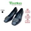 [icon name="star" prefix="fas"] Giày cao gót pump mũi vuông VT210 - Chất liệu: Da bò thật, độ bền vượt trội, bền đẹp theo thời gian - Chất liệu da bò giúp thoáng khí, thấm hút mồ hôi tốt, mang lại cảm giác dễ chịu cả ngày dài. - Đế: chống trơn trượt - chống mòn, hỗ trợ massage chân nhẹ nhàng. - Phù hợp mang đi làm, đi chơi, du lịch hoặc dạo phố.