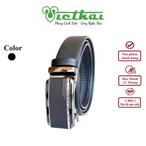 [icon name="star" prefix="fas"] Thắt lưng thời trang thanh lịch tinh tế VT813   Chất liệu DA BÒ   Bảo hành 1 năm - đổi trả miễn phí trong vòng 15 ngày nếu có lỗi từ nhà sản xuất        - Hoàn tiền 100% khi khách hàng nhận hàng nhưng không hài lòng sản phẩm        - Hãy nhắn tin SHOP sẽ hoàn tiền 100% cho bạn