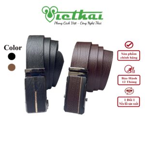 [icon name="star" prefix="fas"] Thắt lưng thời trang tinh tế sang trọng VT817   Chất liệu DA BÒ   Bảo hành 1 năm - đổi trả miễn phí trong vòng 15 ngày nếu có lỗi từ nhà sản xuất        - Hoàn tiền 100% khi khách hàng nhận hàng nhưng không hài lòng sản phẩm        - Hãy nhắn tin SHOP sẽ hoàn tiền 100% cho bạn