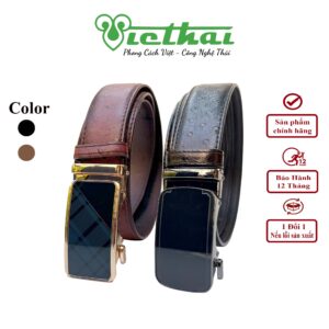 [icon name="star" prefix="fas"] Thắt lưng phong cách thanh lịch trẻ trung VT819   Chất liệu DA BÒ   Bảo hành 1 năm - đổi trả miễn phí trong vòng 15 ngày nếu có lỗi từ nhà sản xuất        - Hoàn tiền 100% khi khách hàng nhận hàng nhưng không hài lòng sản phẩm        - Hãy nhắn tin SHOP sẽ hoàn tiền 100% cho bạn