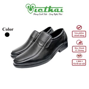 <i class=""fas" fa-"star""></i> Giày da nam dáng Derby VT171 Chất liệu da bò cao cấp, da thật 100% Form giày ôm chân,thiết kế hiện đại, thoáng mát, thoải mái Đường chỉ may tỉ mỉ, tinh tế Đế chống trơn trượt, thời trang Màu: Đen