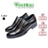 [icon name="star" prefix="fas"] Giày da trơn công sở lịch lãm VT174 Chất liệu da bò cao cấp, da thật 100% Form giày ôm chân,thiết kế hiện đại, thoáng mát, thoải mái Đường chỉ may tỉ mỉ, tinh tế Đế chống trơn trượt, thời trang Màu: Đen