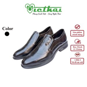 <i class=""fas" fa-"star""></i> Giày công sở chuẩn sang trọng VT157 Chất liệu da bò cao cấp, da thật 100% Form giày ôm chân,thiết kế hiện đại, thoáng mát, thoải mái Đường chỉ may tỉ mỉ, tinh tế Đế chống trơn trượt, thời trang Màu: Đen