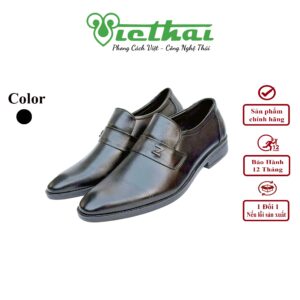 <i class=""fas" fa-"star""></i> Giày công sở form dáng hiện đại VT158 Chất liệu da bò cao cấp, da thật 100% Form giày ôm chân,thiết kế hiện đại, thoáng mát, thoải mái Đường chỉ may tỉ mỉ, tinh tế Đế chống trơn trượt, thời trang Màu: Đen