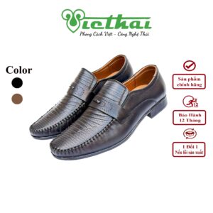 <i class=""fas" fa-"star""></i> Giày công sở mang vẻ sang trọng VT163 Chất liệu da bò cao cấp, da thật 100% Form giày ôm chân,thiết kế hiện đại, thoáng mát, thoải mái Đường chỉ may tỉ mỉ, tinh tế Đế chống trơn trượt, thời trang Màu: Đen