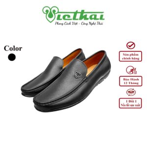 <i class=""fas" fa-"star""></i> Giày Loafer da bò cao cấp VT177 Chất liệu da bò cao cấp, da thật 100% Form giày ôm chân,thiết kế hiện đại, thoáng mát, thoải mái Đường chỉ may tỉ mỉ, tinh tế Đế chống trơn trượt, thời trang Màu: Đen