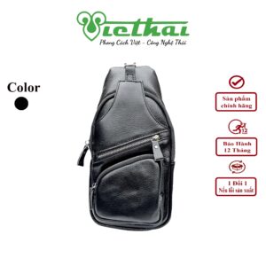 [icon name="star" prefix="fas"] Túi đeo chéo thời trang tiện dụng VT902 CHI TIẾT SẢN PHẨM - Túi đeo chéo sở hữu thiết kế hiện đại với chất liệu cao cấp - Thiết kế phần dưới rộng, hẹp dần theo chiều lên trên mang tính thẩm mỹ cao. - Gam màu đen mạnh mẽ kết hợp da cao cấp chưa bao giờ lỗi thời. - Chất liệu vải trượt nước, bền bỉ và dễ dàng vệ sinh khi bị dính bẩn.