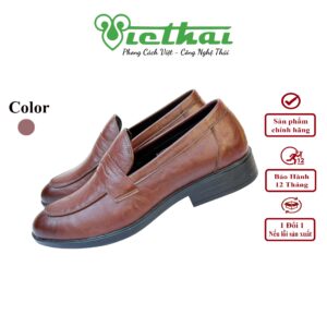 <i class=""fas" fa-"star""></i> Giày lười công sở tối giản VT193 Chất liệu da bò cao cấp, da thật 100% Form giày ôm chân,thiết kế hiện đại, thoáng mát, thoải mái Đường chỉ may tỉ mỉ, tinh tế Đế chống trơn trượt, thời trang Màu: Đen