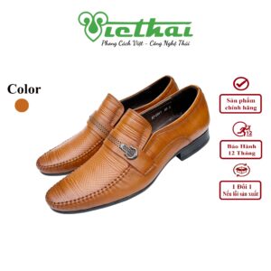 <i class=""fas" fa-"star""></i> Giày lười phong cách hiện đại thoải mái VT196 Chất liệu da bò cao cấp, da thật 100% Form giày ôm chân,thiết kế hiện đại, thoáng mát, thoải mái Đường chỉ may tỉ mỉ, tinh tế Đế chống trơn trượt, thời trang Màu: Đen