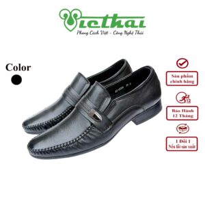 <i class=""fas" fa-"star""></i> Giày lười kiểu dáng tinh giản dễ mang VT197 Chất liệu da bò cao cấp, da thật 100% Form giày ôm chân,thiết kế hiện đại, thoáng mát, thoải mái Đường chỉ may tỉ mỉ, tinh tế Đế chống trơn trượt, thời trang Màu: Đen