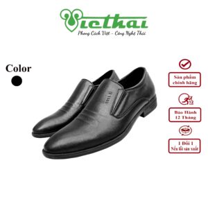 <i class=""fas" fa-"star""></i> Giày lười thiết kế nhẹ nhàng linh hoạt VT1101 Chất liệu da bò cao cấp, da thật 100% Form giày ôm chân,thiết kế hiện đại, thoáng mát, thoải mái Đường chỉ may tỉ mỉ, tinh tế Đế chống trơn trượt, thời trang Màu: Đen