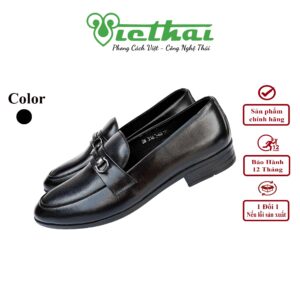 <i class=""fas" fa-"star""></i> Giày lười công sở tiện dụng mỗi ngày VT187 Chất liệu da bò cao cấp, da thật 100% Form giày ôm chân,thiết kế hiện đại, thoáng mát, thoải mái Đường chỉ may tỉ mỉ, tinh tế Đế chống trơn trượt, thời trang Màu: Đen