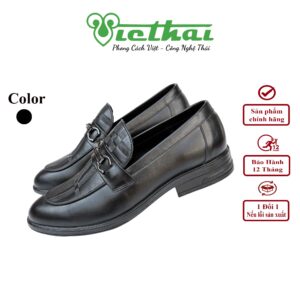 <i class=""fas" fa-"star""></i> Giày lười công sở form chuẩn gọn gàng VT190 Chất liệu da bò cao cấp, da thật 100% Form giày ôm chân,thiết kế hiện đại, thoáng mát, thoải mái Đường chỉ may tỉ mỉ, tinh tế Đế chống trơn trượt, thời trang Màu: Đen