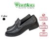 [icon name="star" prefix="fas"] Giày lười công sở sang trọng tinh tế VT191 Chất liệu da bò cao cấp, da thật 100% Form giày ôm chân,thiết kế hiện đại, thoáng mát, thoải mái Đường chỉ may tỉ mỉ, tinh tế Đế chống trơn trượt, thời trang Màu: Đen