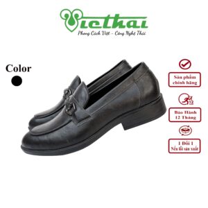 <i class=""fas" fa-"star""></i> Giày lười công sở sang trọng tinh tế VT191 Chất liệu da bò cao cấp, da thật 100% Form giày ôm chân,thiết kế hiện đại, thoáng mát, thoải mái Đường chỉ may tỉ mỉ, tinh tế Đế chống trơn trượt, thời trang Màu: Đen