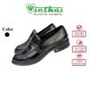 [icon name="star" prefix="fas"] Giày lười công sở thời trang tối giản VT192 Chất liệu da bò cao cấp, da thật 100% Form giày ôm chân,thiết kế hiện đại, thoáng mát, thoải mái Đường chỉ may tỉ mỉ, tinh tế Đế chống trơn trượt, thời trang Màu: Đen